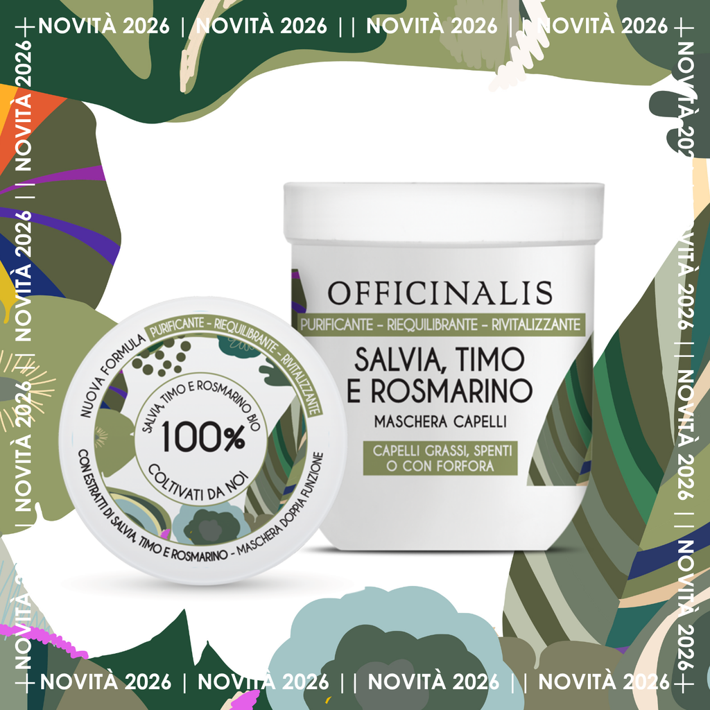 Maschera Capelli Salvia Timo e Rosmarino - Purifica e Riequilibra ...